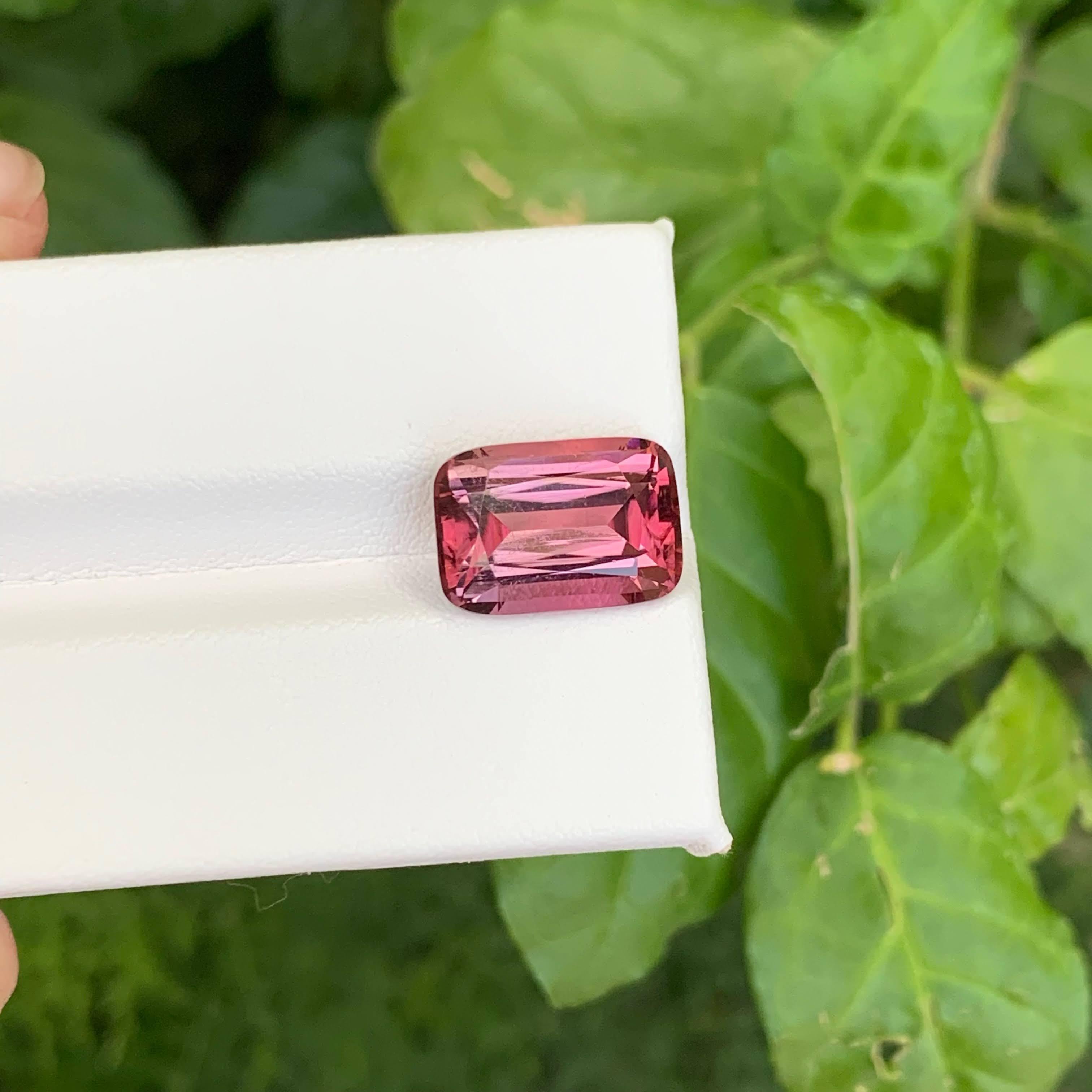 6,30 carati di tormalina rosa baby naturale sciolta pietra taglio cuscino Gemma afgana In condizioni Nuovo in vendita a Bangkok, TH