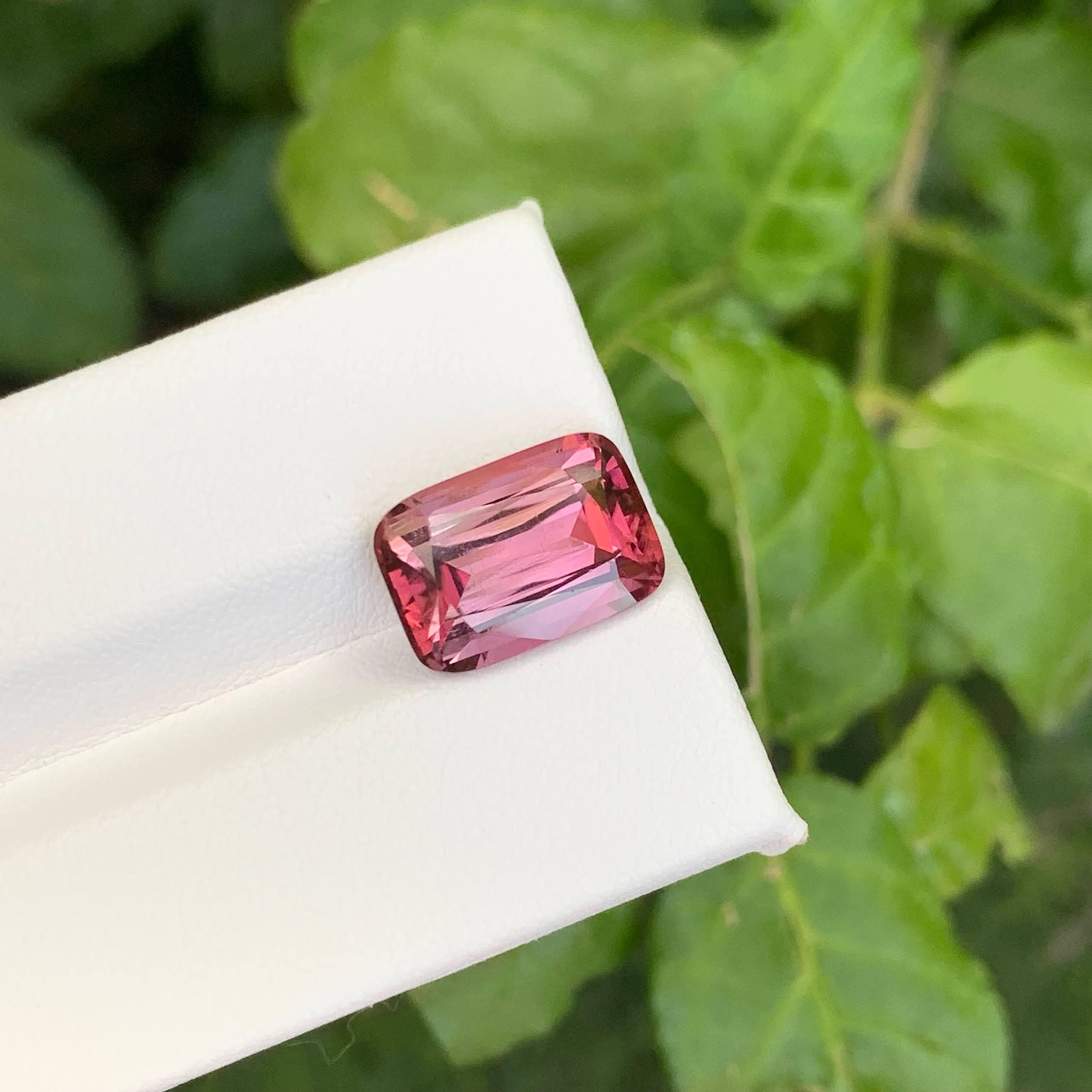 da uomo o donna 6,30 carati di tormalina rosa baby naturale sciolta pietra taglio cuscino Gemma afgana in vendita