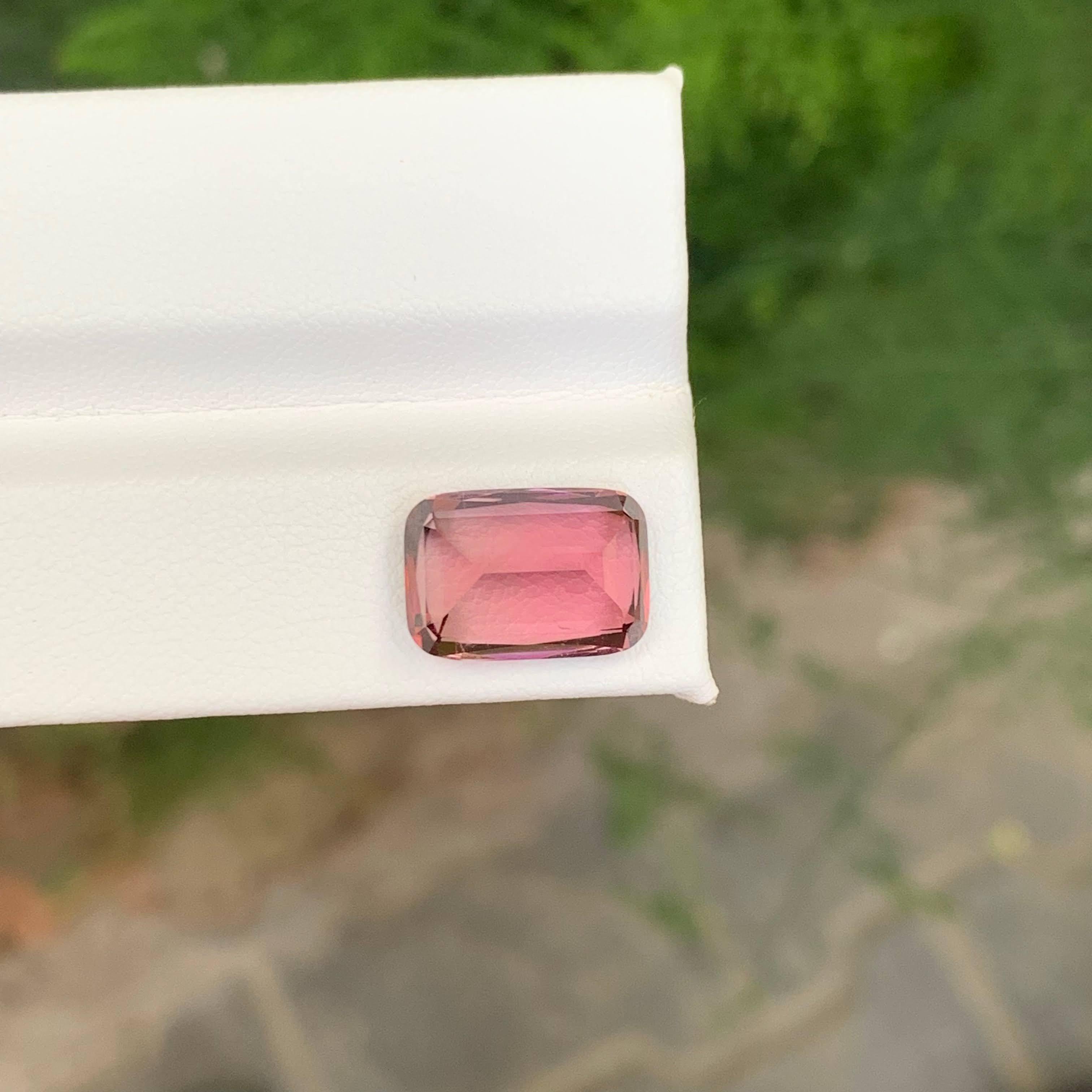6,30 carati di tormalina rosa baby naturale sciolta pietra taglio cuscino Gemma afgana in vendita 2