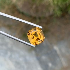 6.30 Carat Natural Loose Citrine Fancy Cut Gem For Necklace