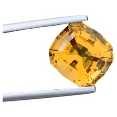 6.30 Carat Natural Loose Citrine Fancy Cut Gem For Necklace