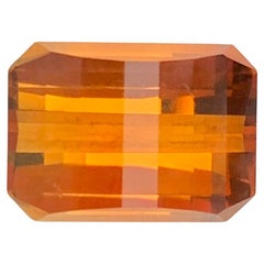 6.30 Carat Natural Loose Maraba Citrine Pixel Cut Gemstone