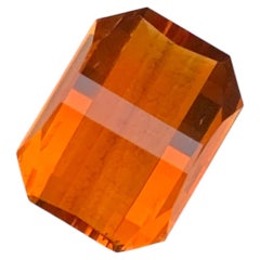 6.30 Carat Natural Loose Maraba Citrine Pixel Cut Gemstone