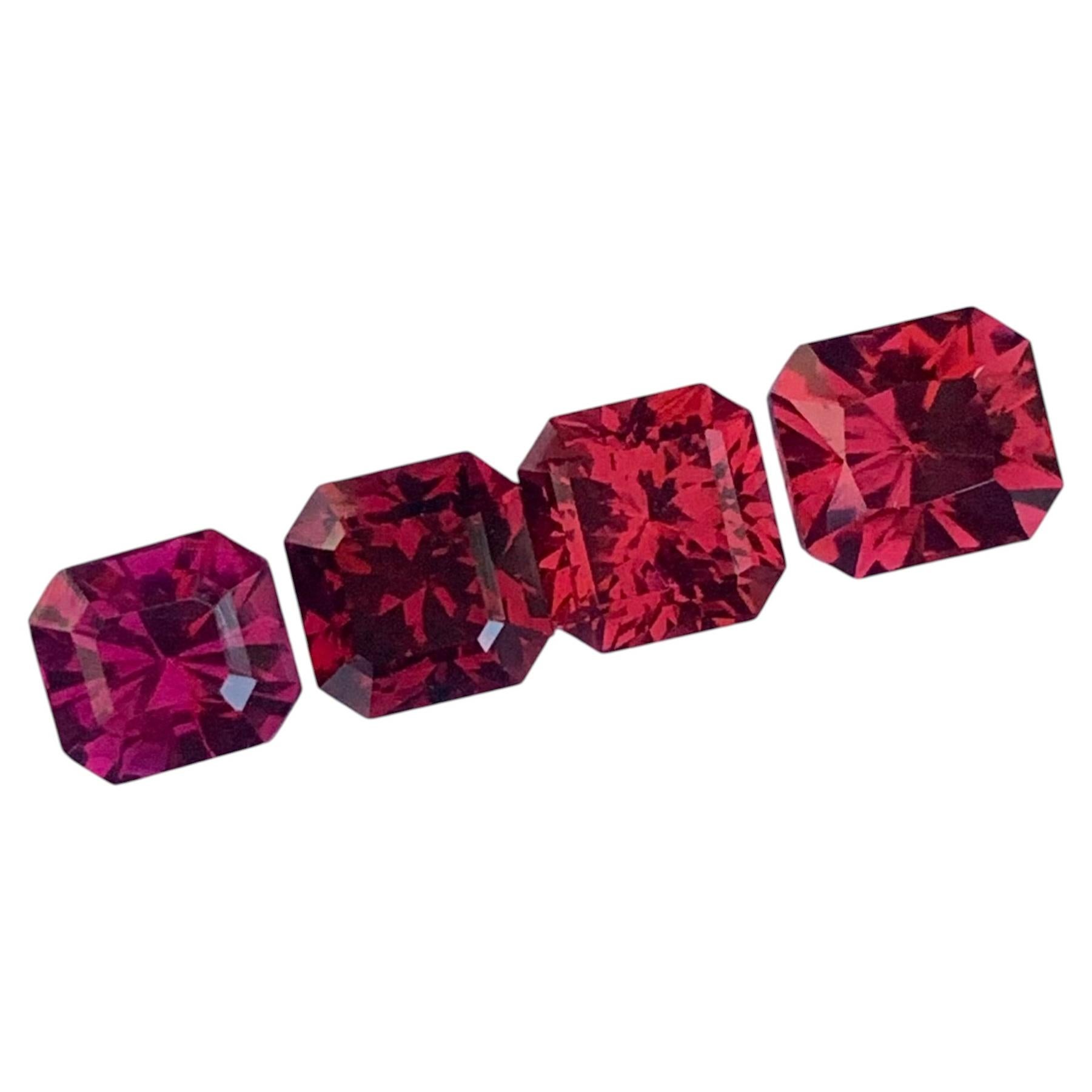 6.30 Quilates Granate Rodolita Natural Suelto Lote Para Joyería