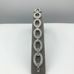 Roman Malakov 6.30 Carat Total Mixed-Cut Diamond Link Fashion Bracelet