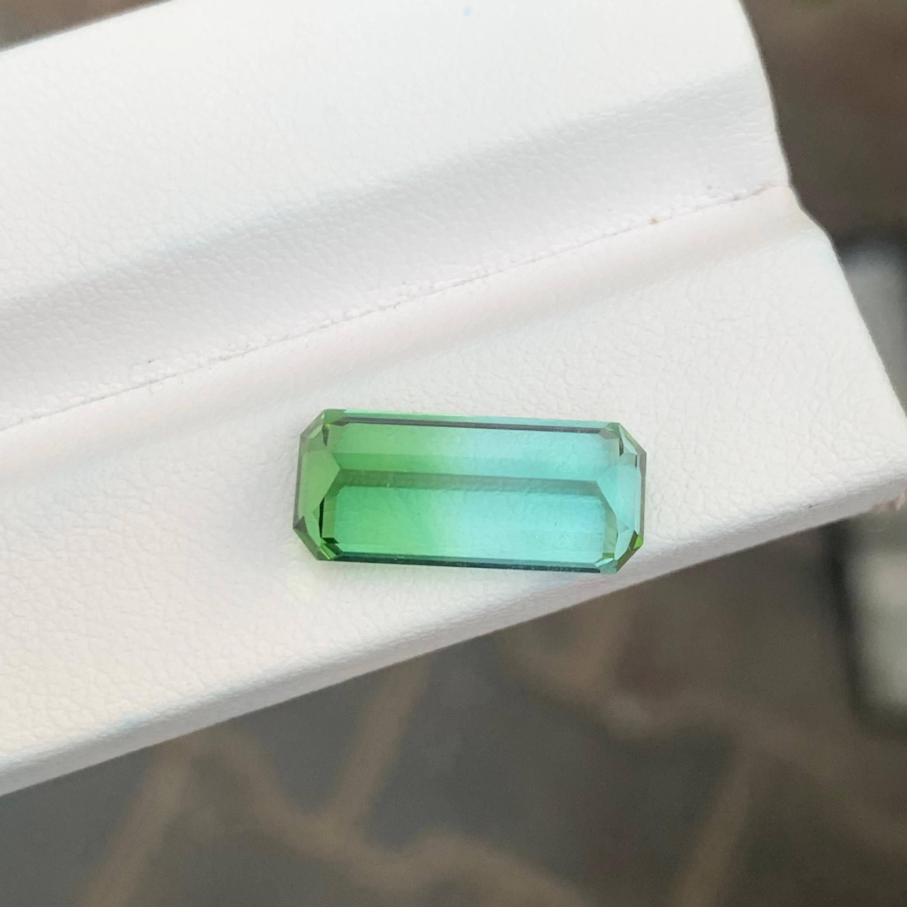 6,30 Karat Natürlicher zweifarbiger Turmalin Loser Edelstein für Schmuck im Angebot 5
