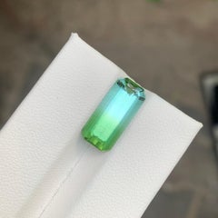 6,30 Quilates Turmalina Natural Bicolor Gema Suelta Para Joyería