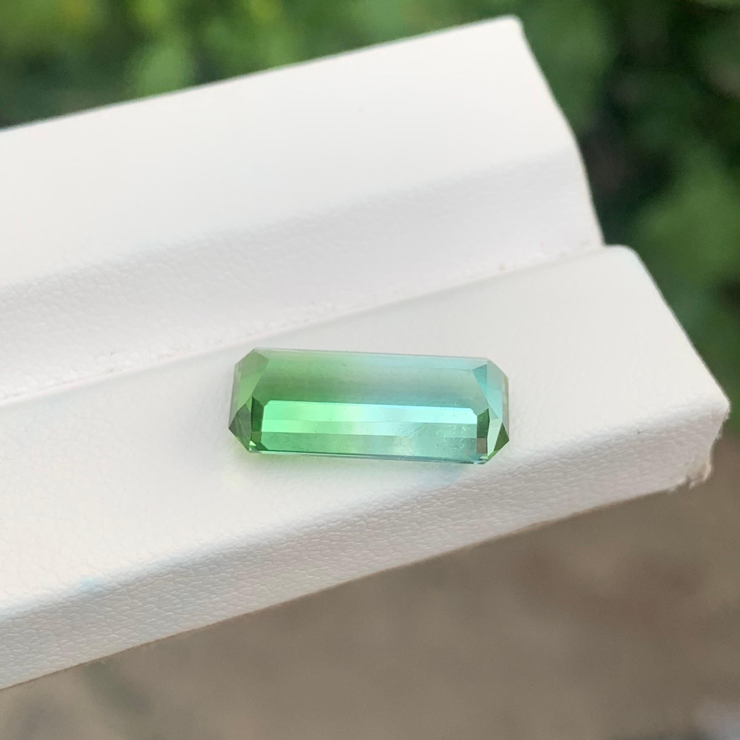 6,30 Karat Natürlicher zweifarbiger Turmalin Loser Edelstein für Schmuck im Angebot 2