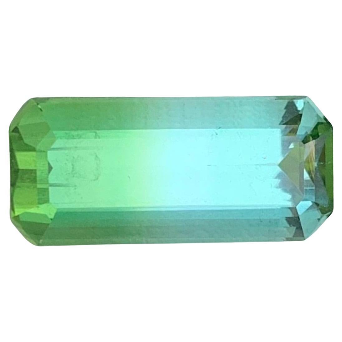 6,30 Karat Natürlicher zweifarbiger Turmalin Loser Edelstein für Schmuck im Angebot