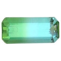 6,30 Karat Natürlicher zweifarbiger Turmalin Loser Edelstein für Schmuck