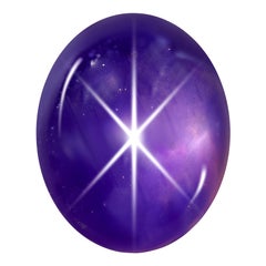 63, 19 Carat Natural Sri Lankan Purple Sapphire Cabochon with GRS Certificate