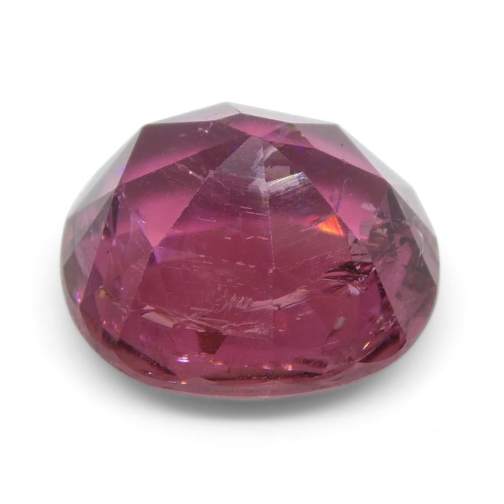 6.32ct Cushion Pink Tourmaline from Brazil For Sale 7