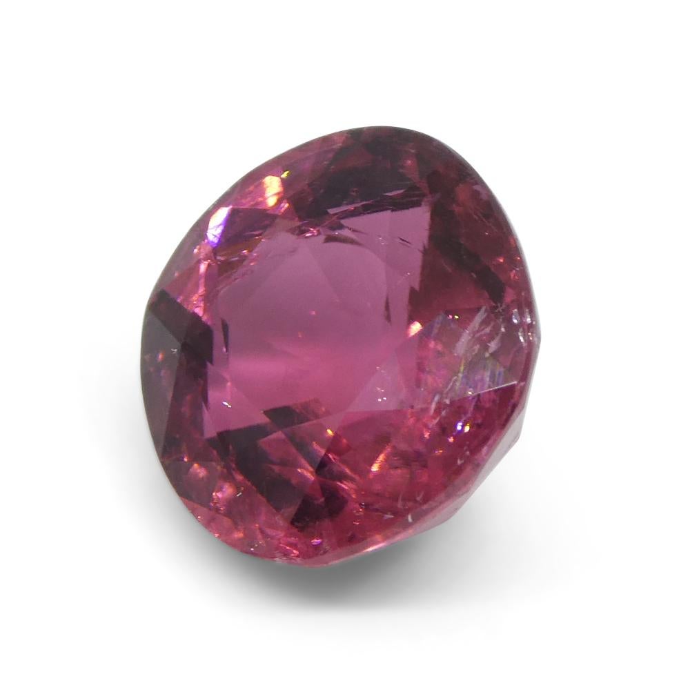 6.32ct Cushion Pink Tourmaline from Brazil For Sale 2