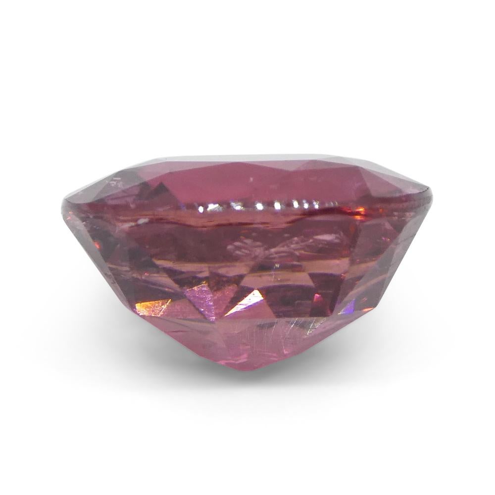 6.32ct Cushion Pink Tourmaline from Brazil For Sale 3