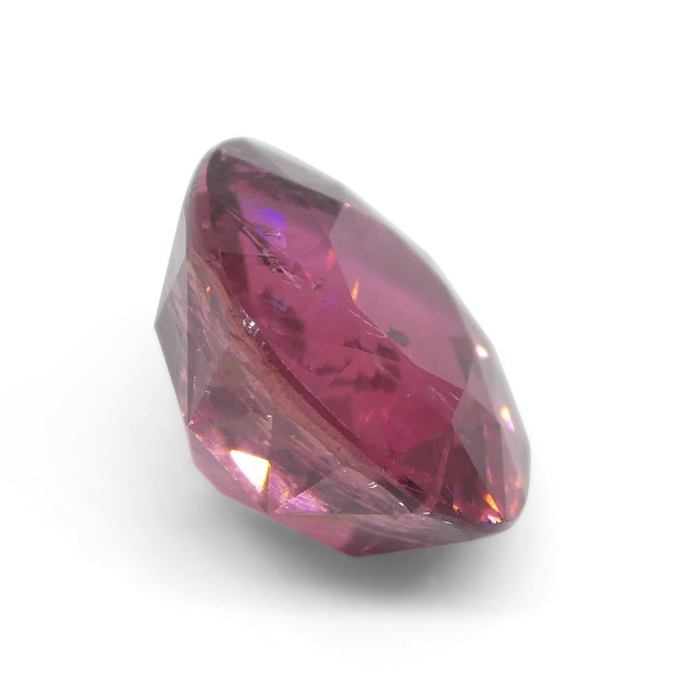 6.32ct Cushion Pink Tourmaline from Brazil For Sale 4