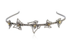 6.33 Carat Diamond Butterfly Tiara Headband