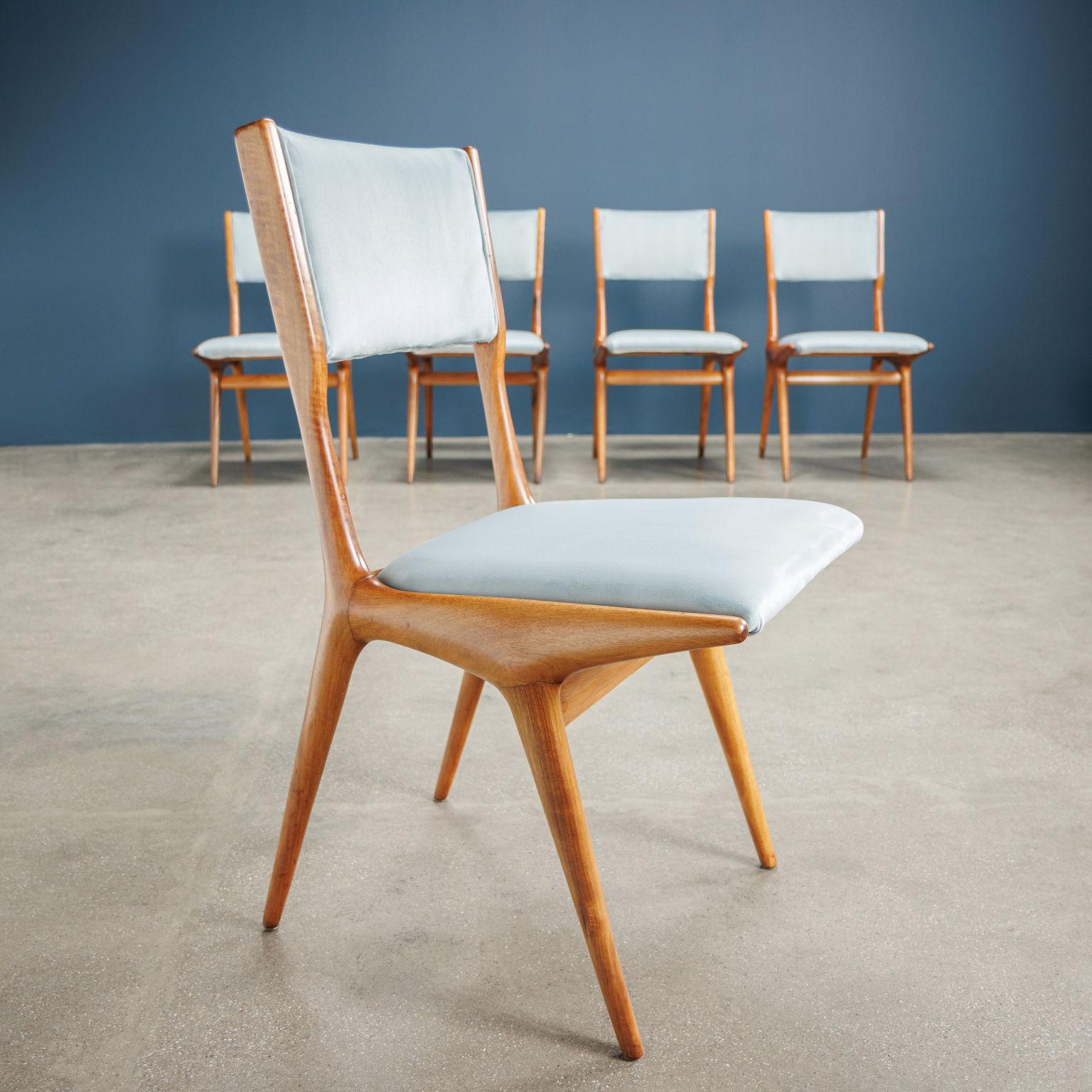 Mid-Century Modern '634' Carlo de Carli Chairs for Cassina 1950s-60s