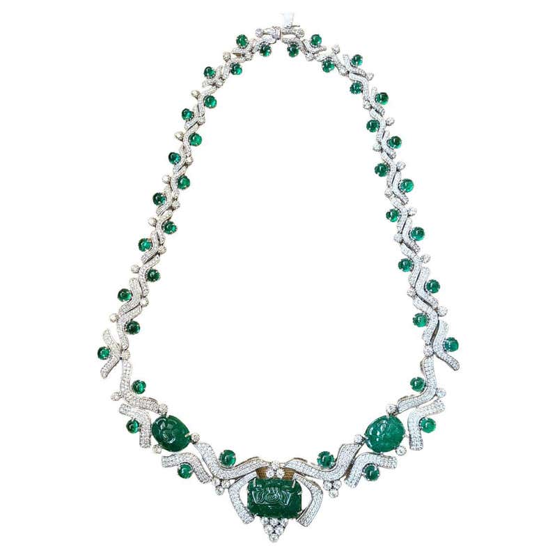 Articulated Diamond Snake Necklace at 1stDibs | diamond snake choker