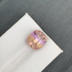 6.35 Carat Natural Loose Ametrine Gemstone Ceylon Shape from Brazil Mines