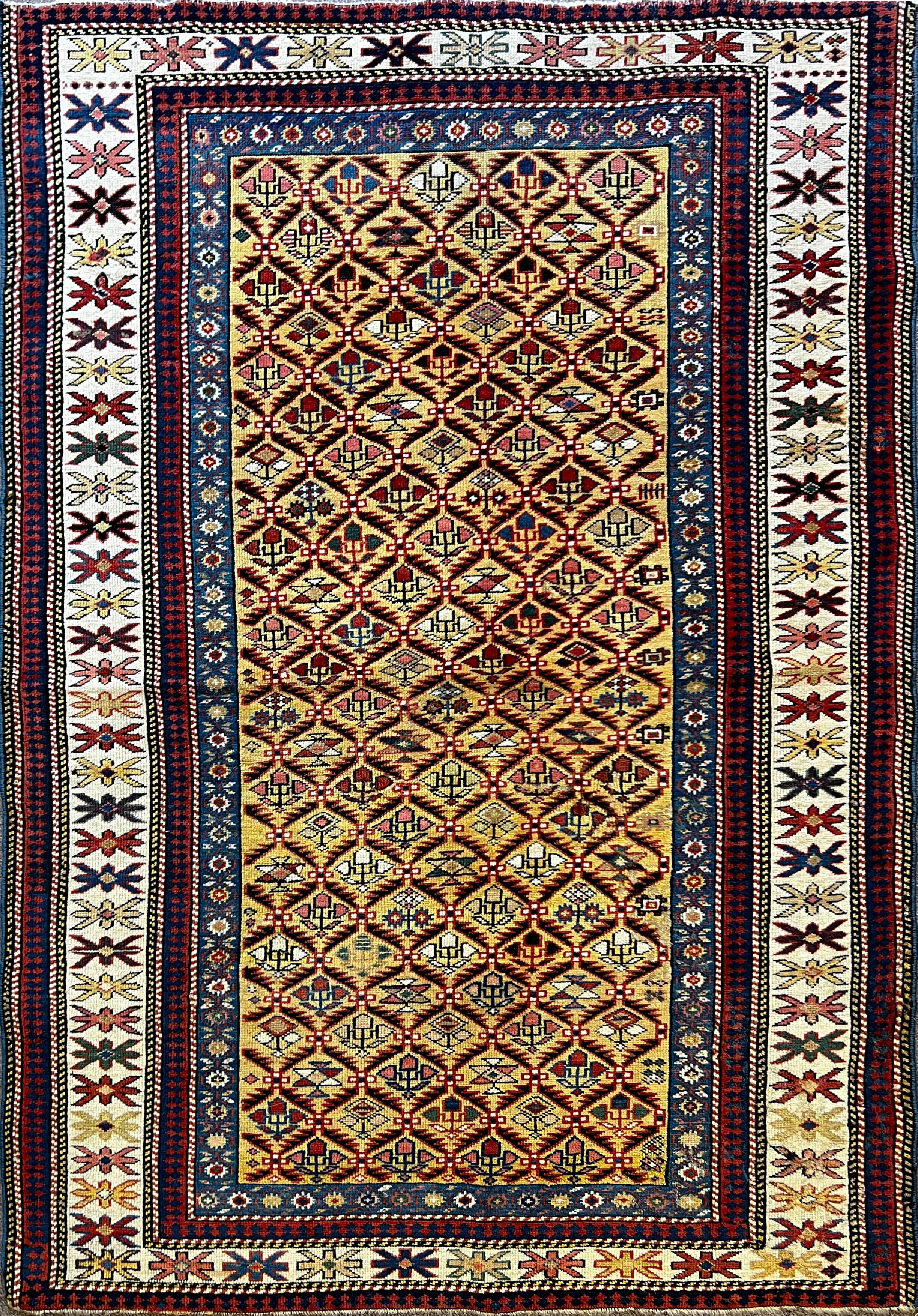  Daghestan-Teppich Russische Wolle, 19. Jahrhundert - N° 635