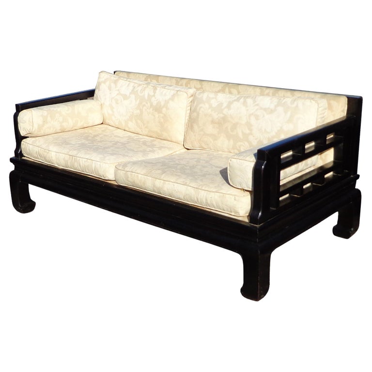 Michael Taylor Far East Collection Settee for Baker For Sale