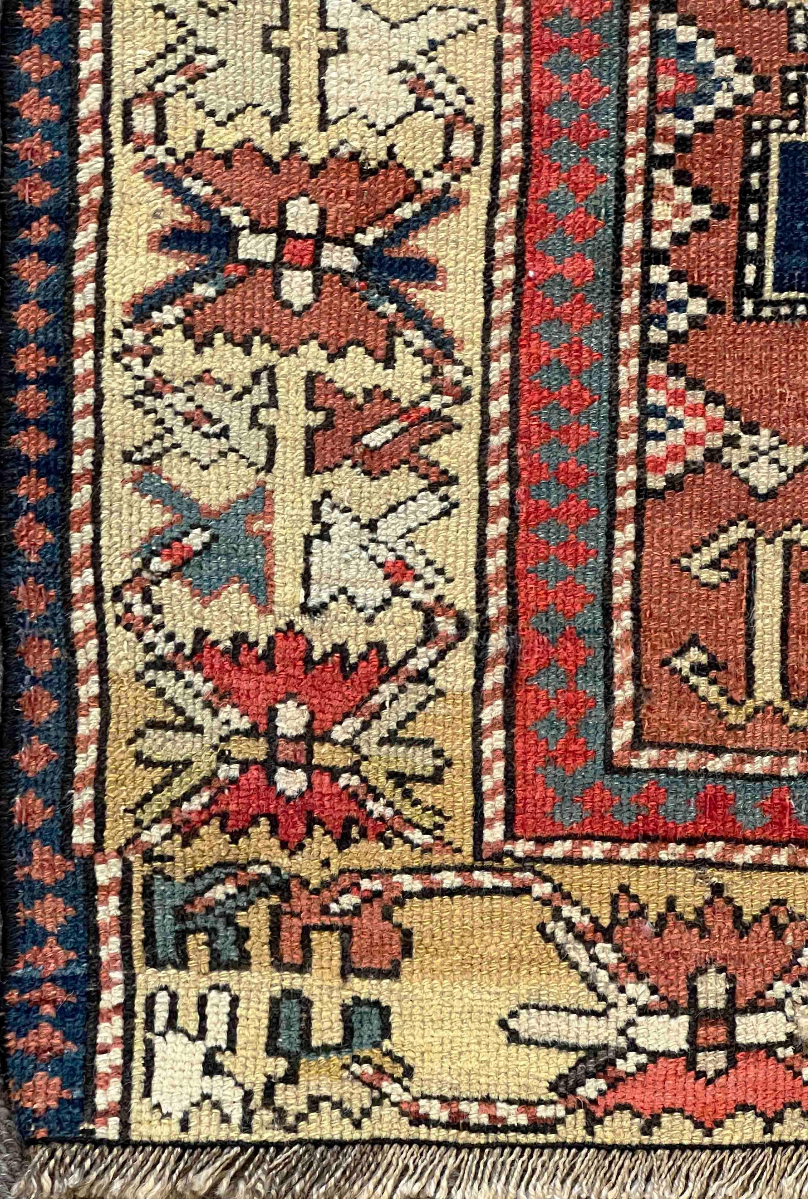 Laine 636 - Tapis Lesghi de Russie. 19ème siècle en vente