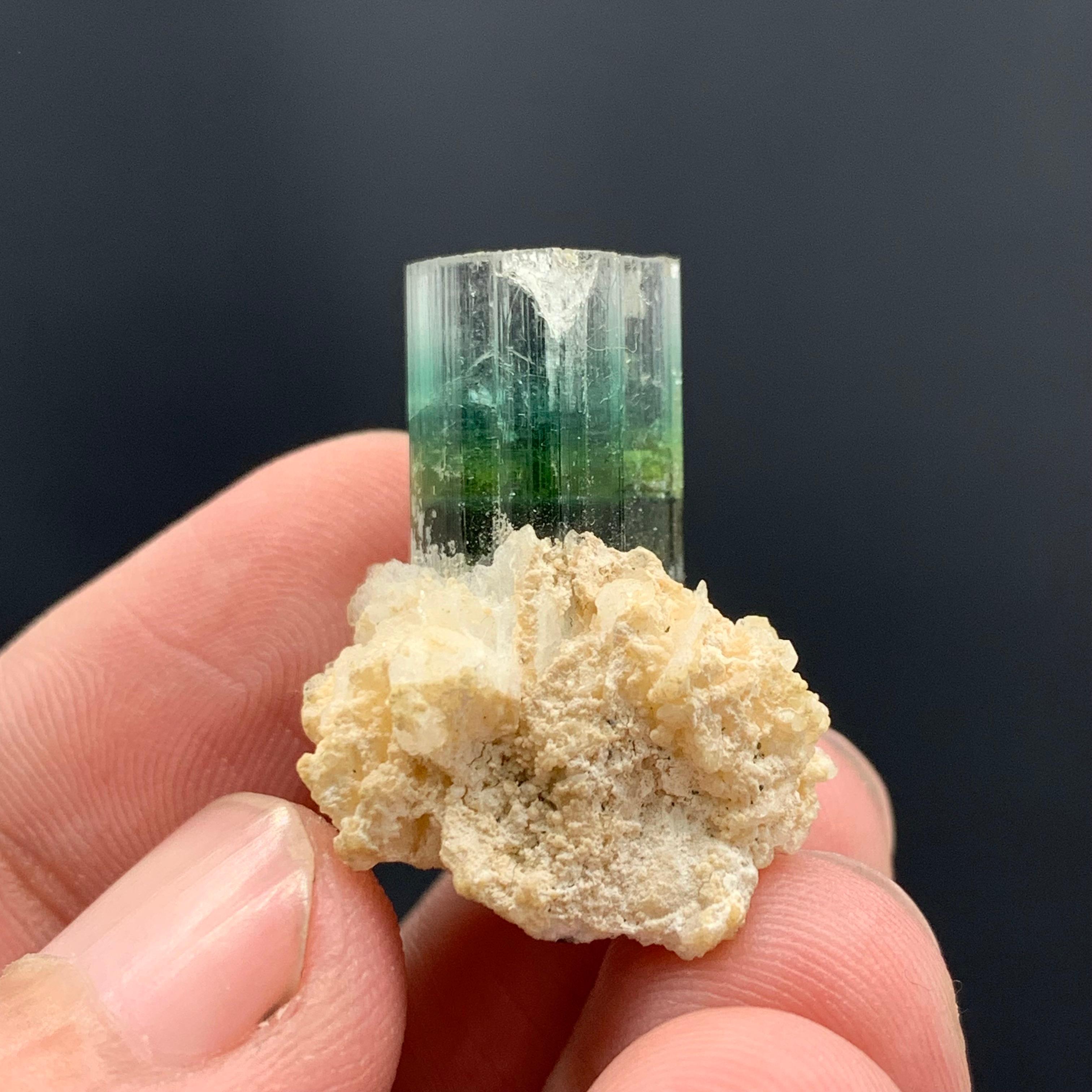 18th Century and Earlier 6.37 Gram Beautiful Tetra Color Tourmaline Specimen From Kunar, Afghanistan  For Sale