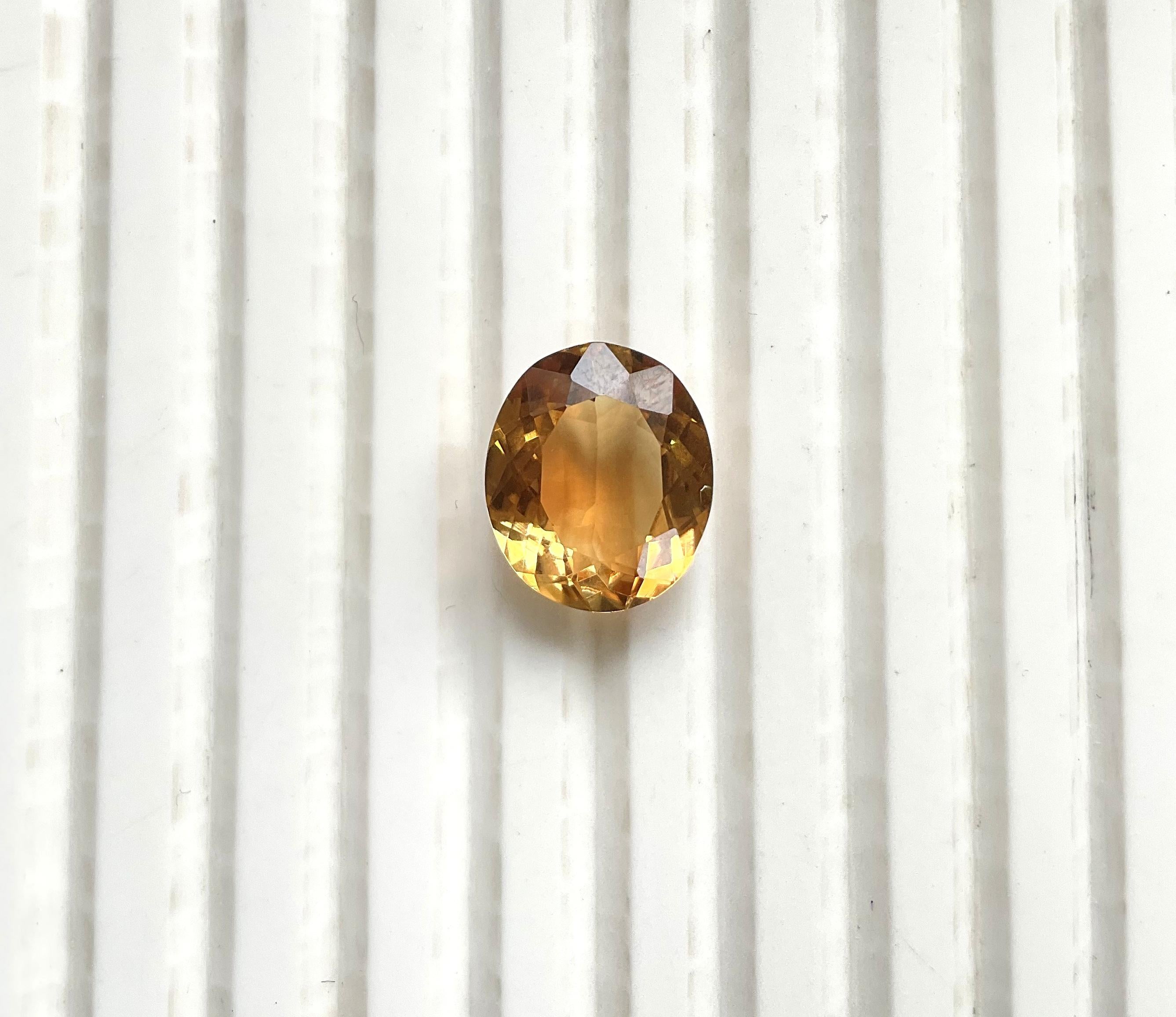 Tourmaline jaune orangé taille ovale facettée de 6,38 carats
Pierre précieuse - Tourmaline
Poids - 6,38
Taille -  13.5x11.5x6 mm
Forme - Pierre de taille ovale