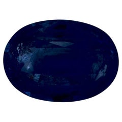 6.38 carati di zaffiro blu ovale sfuso