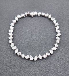 6.38 ct Mixed Shape Diamond Tennis Bracelet
