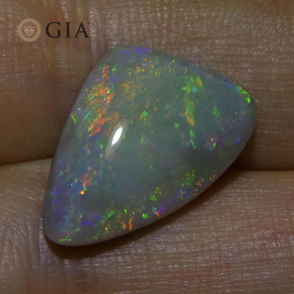6,39 Karat Freiform Grauer Opal GIA zertifiziert Australien   im Angebot 9