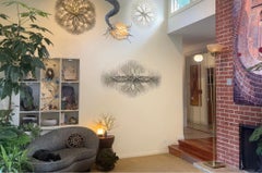 63"x38" Metal Wall Sculpture in Stainless, Bronze and Brass #676