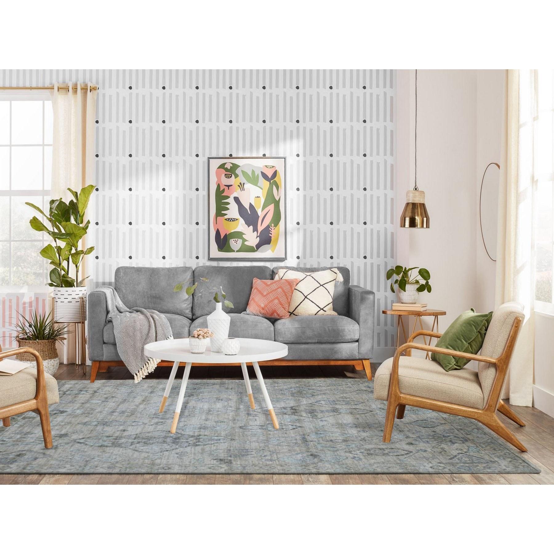 Si tratta di un autentico esemplare unico di Oushak d'angora beige con disegno geometrico di foglie annodato a mano in morbida lana afgana. È stato annodato per mesi e mesi con tecniche di tessitura secolari da esperti artigiani.
Materiali primari: