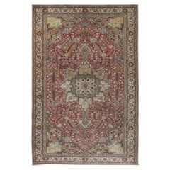 6.3x9.7 Ft Vintage Turkish Kysari Rug. Tapis d'Orient classique, fin et Timeless