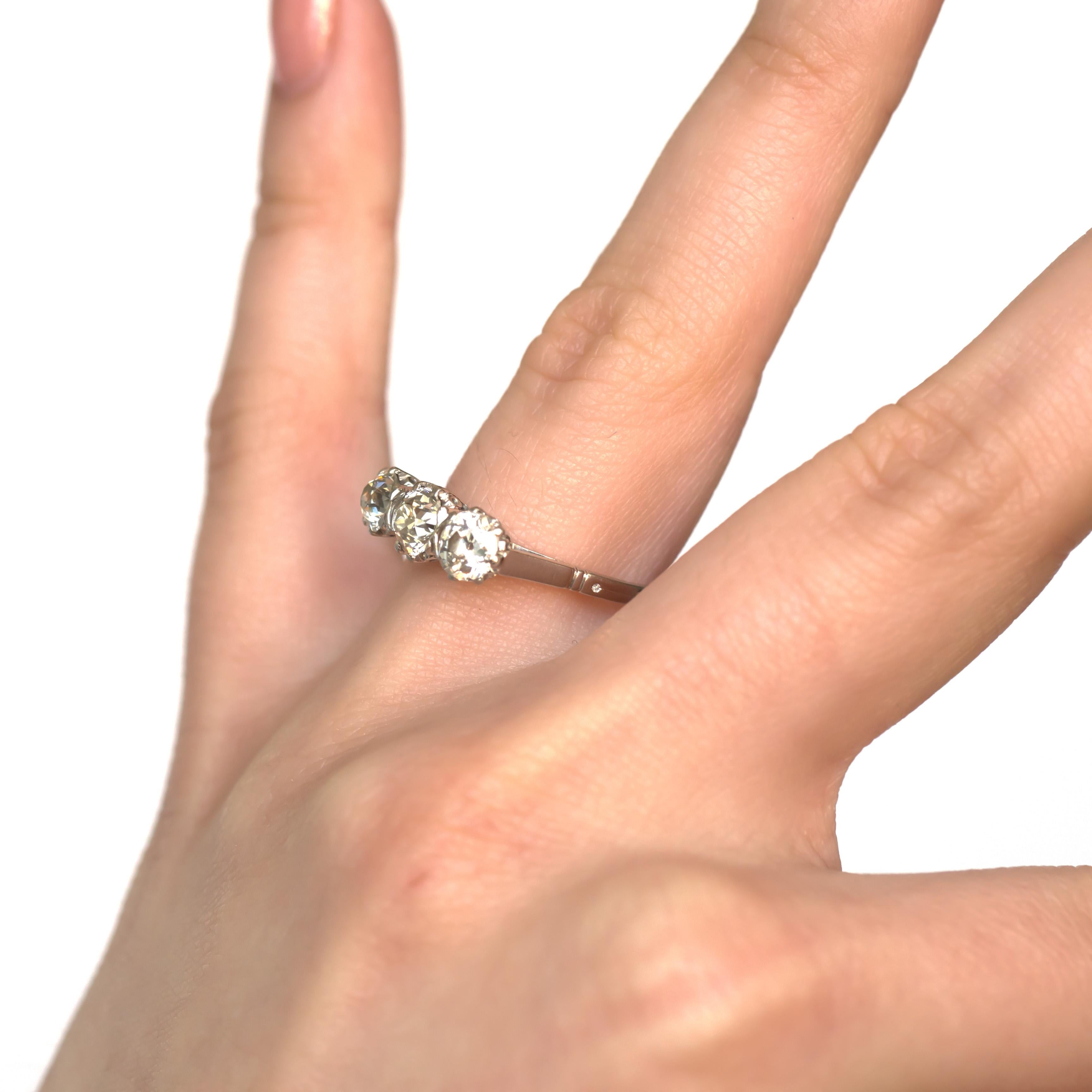 .64 Carat Diamond Platinum Engagement Ring In Good Condition For Sale In Atlanta, GA