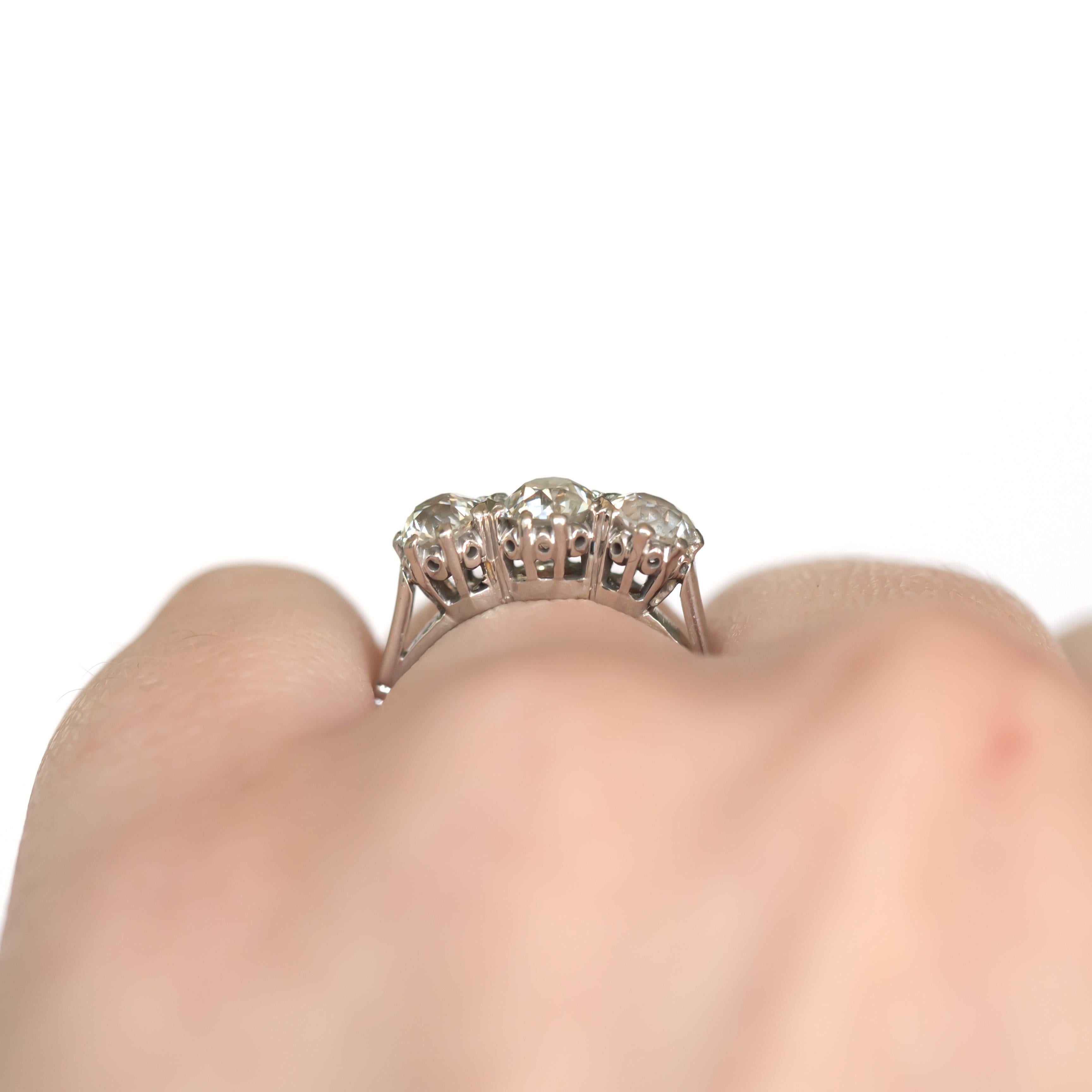 Women's or Men's .64 Carat Diamond Platinum Engagement Ring For Sale