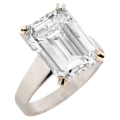 6.4 Carati Dichiarazione Brilliante Rotondo Bianco VS Anello con diamante