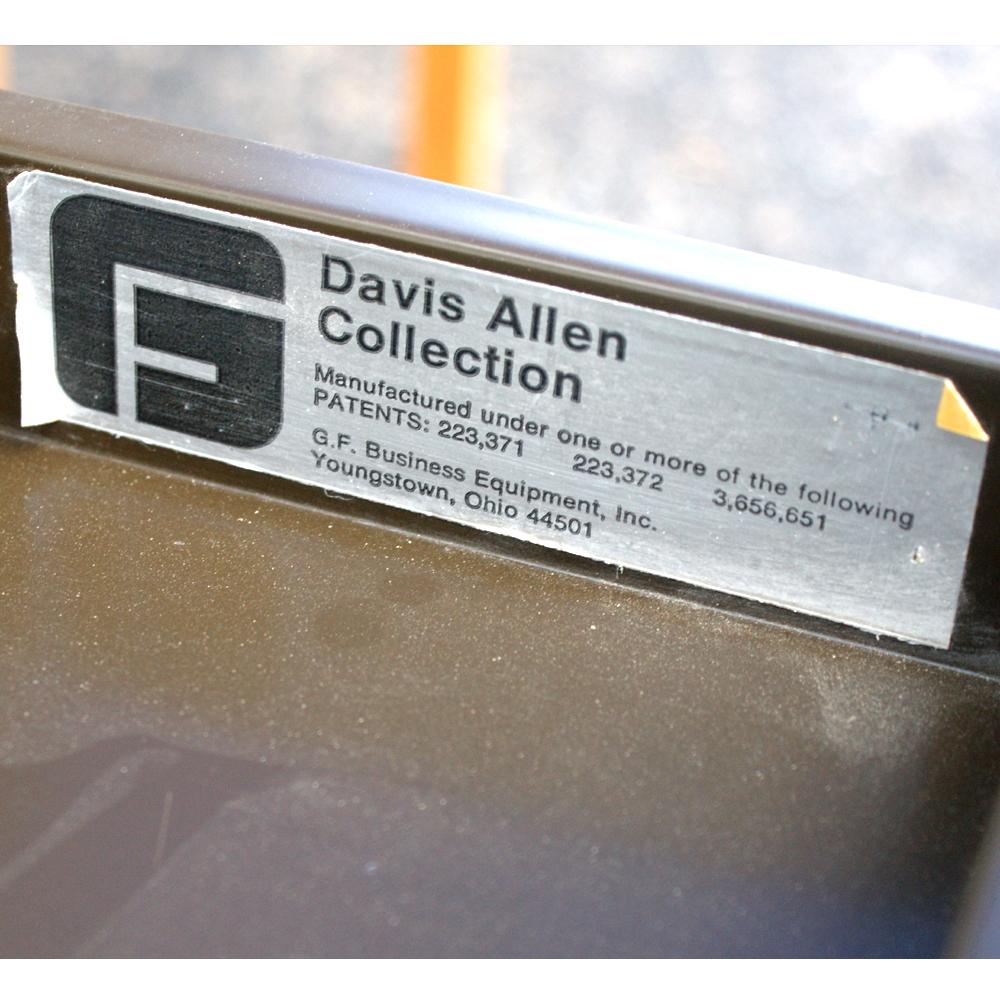 65 Davis Allen Oak Stainless Credenza In Good Condition For Sale In Pasadena, TX