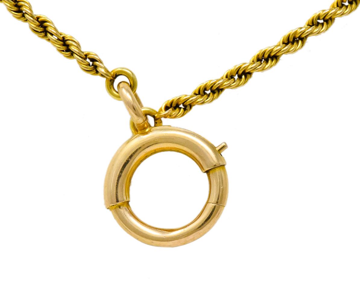 Victorian 50.00 Carat Amethyst 14 Karat Gold Long Chain Necklace 1