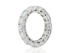 6.40 Carat Cushion Cut Diamond Eternity Band