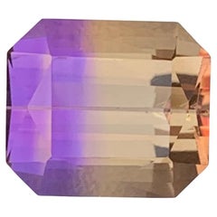 6.40 Carat Natural Loose Ametrine Emerald Shape Gemstone