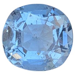 6.40 Carat Natural Loose Goshenite Aquamarine Cushion Shape Gemstone