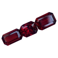 6.40 Carat Natural Loose Rhodolite Garnet Lot For Jewellery