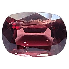 6.40 Carats orangy red burmese spinel cutstone cushion for ring natural gemstone
