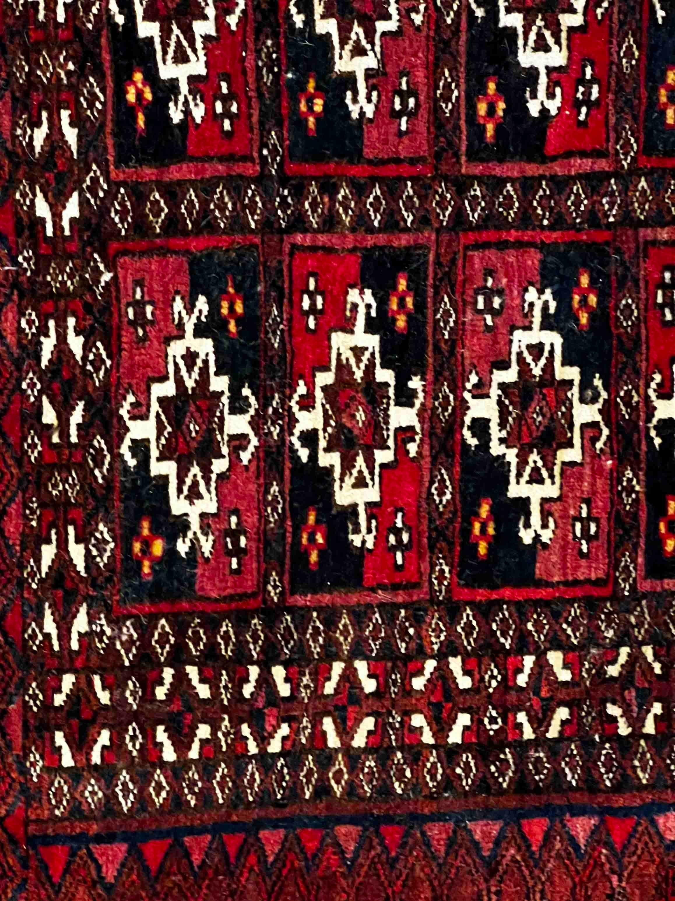 641 - Bolsa Bukhara Turcomana Antigua Téké Siglo XIX 'colección' en Excelente estado para la venta en Paris, FR