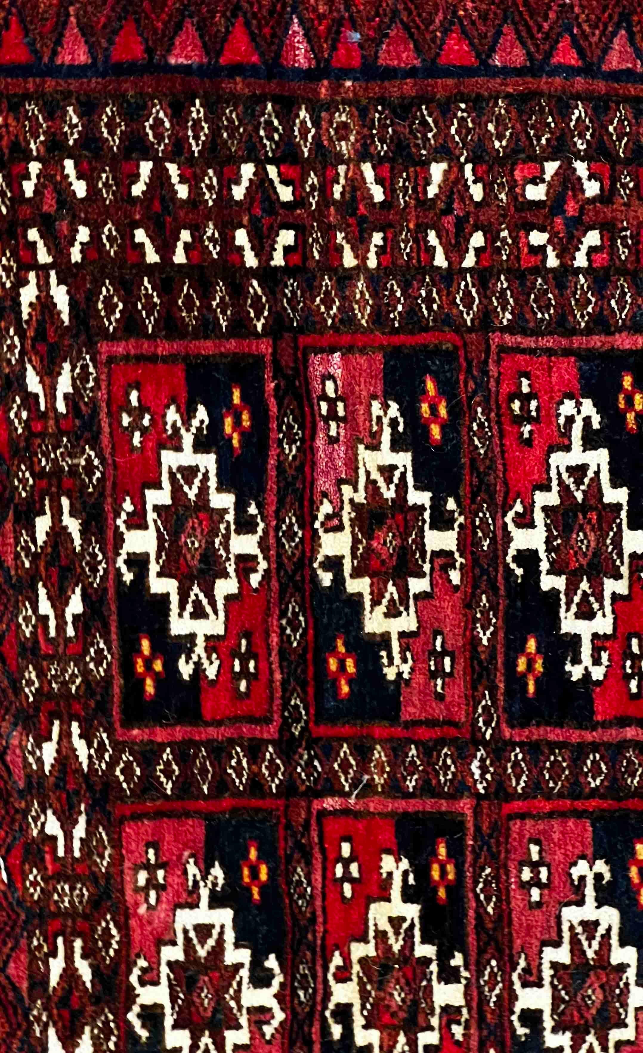 641 - Bolsa Bukhara Turcomana Antigua Téké Siglo XIX 'colección' en venta 1