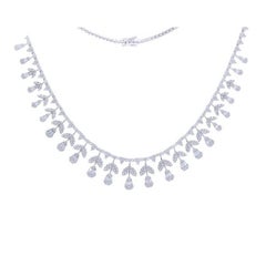 6.41 carat diamond Sequera Necklace in 18K white gold