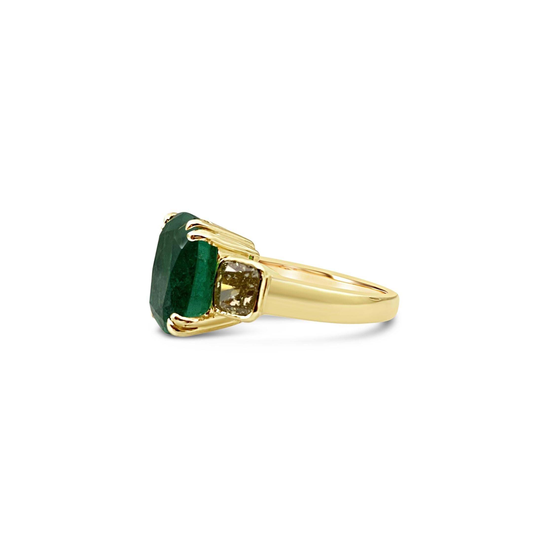 fancy emerald ring