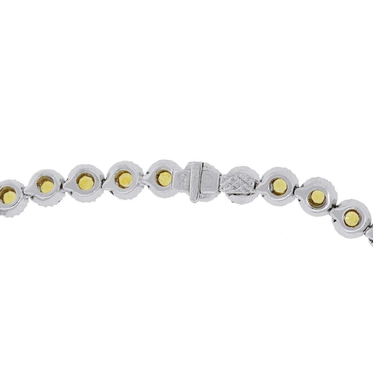 yellow sapphire necklaces