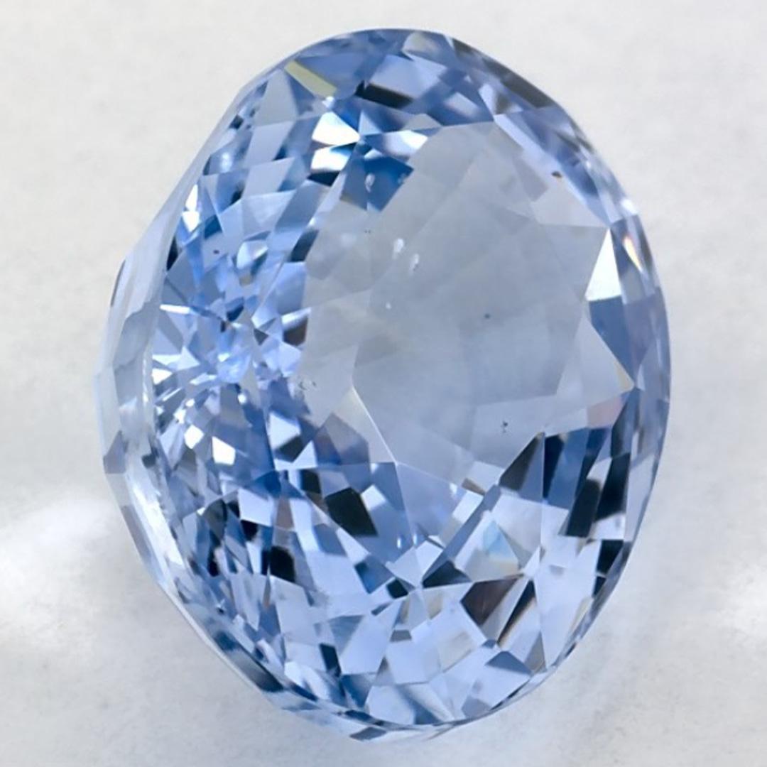 da uomo o donna 6.41 carati di zaffiro blu ovale sfuso in vendita